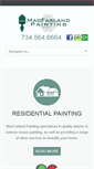 Mobile Screenshot of macfarlandpainting.com